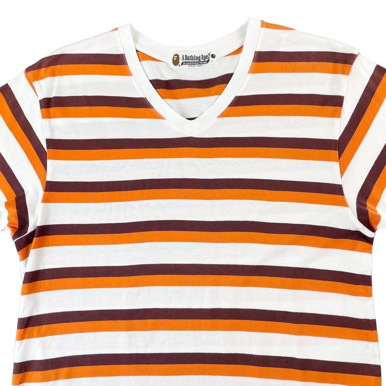 Vintage Bape striped t shirt size M - Known Source