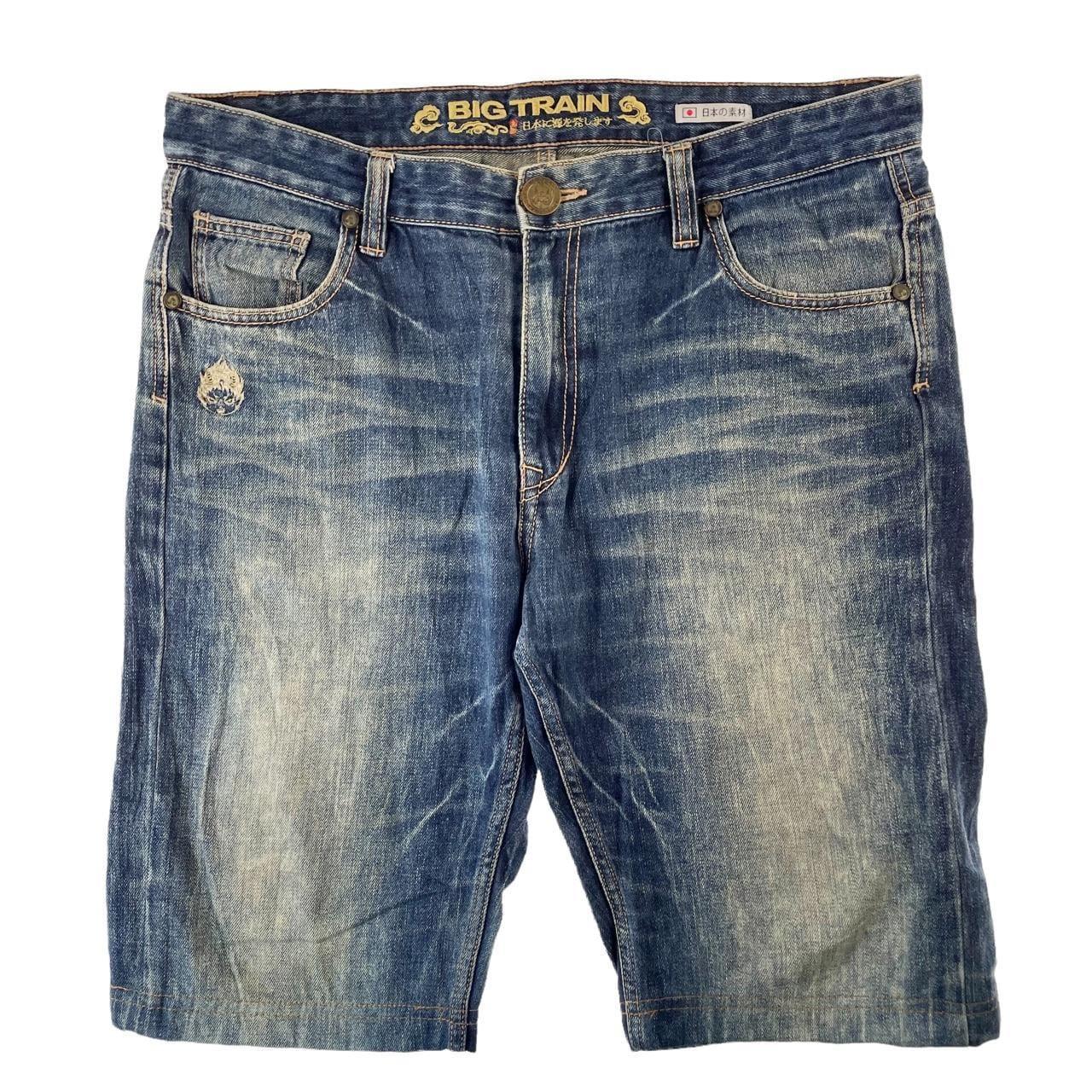 Vintage Big train Japanese denim jeans shorts W36 - Known Source