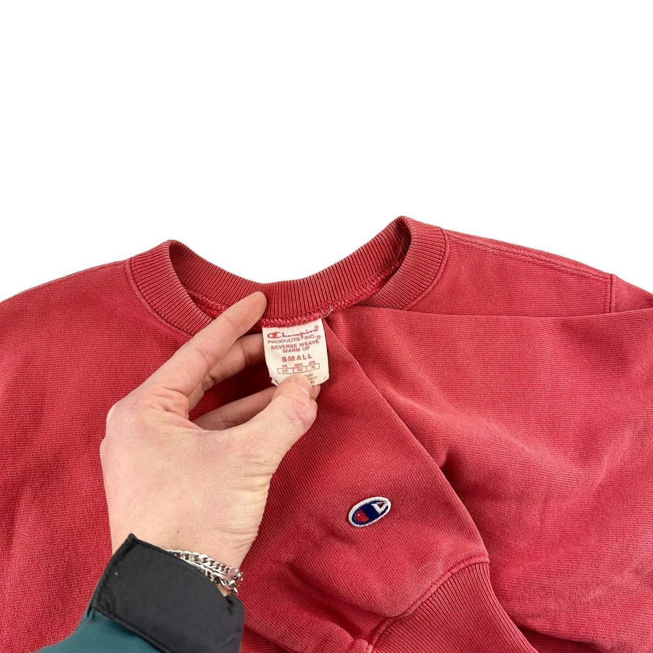 Vintage Champion logo jumper sweatshirt size S - Known Source