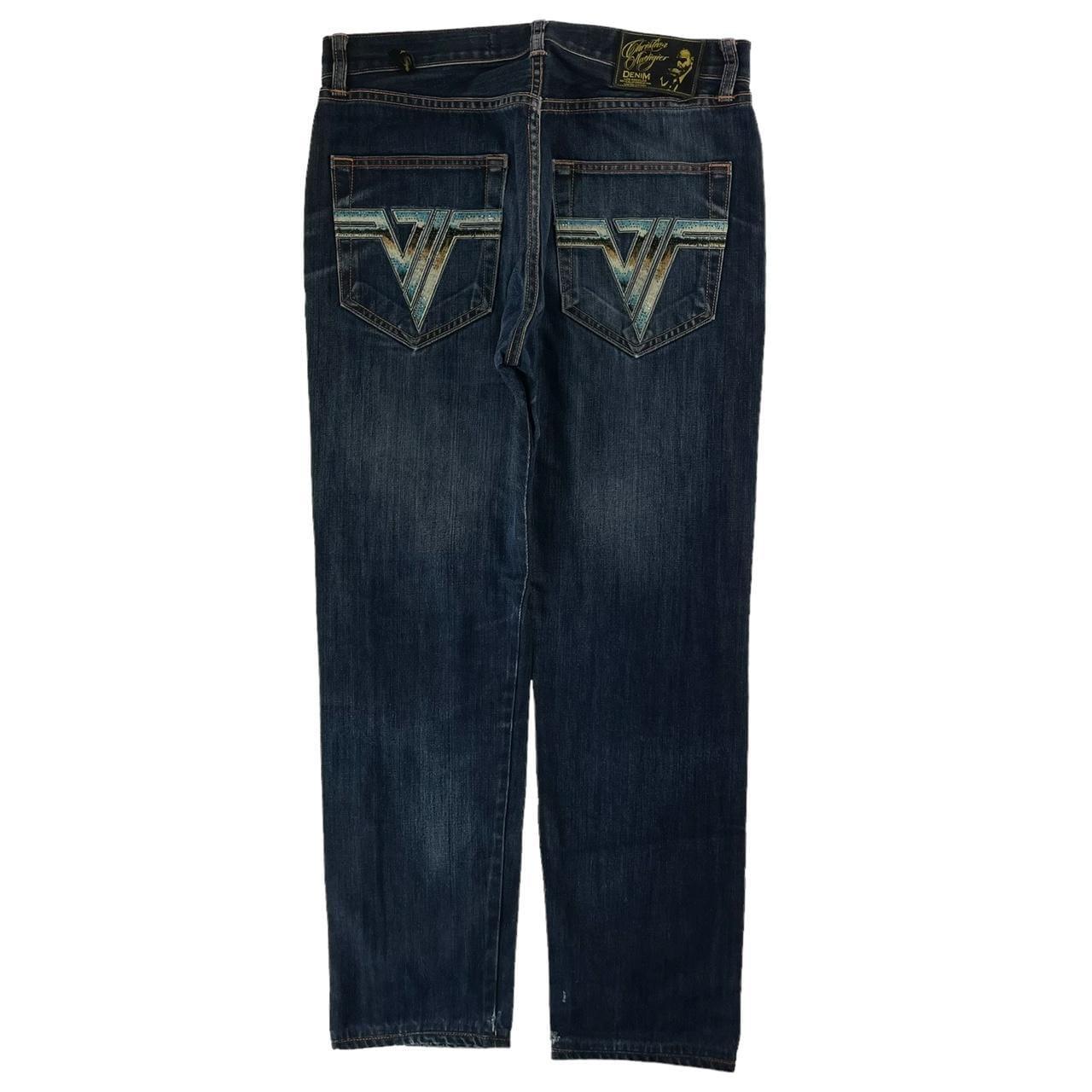 Vintage Christian Audigier denim jeans trousers W37 - Known Source