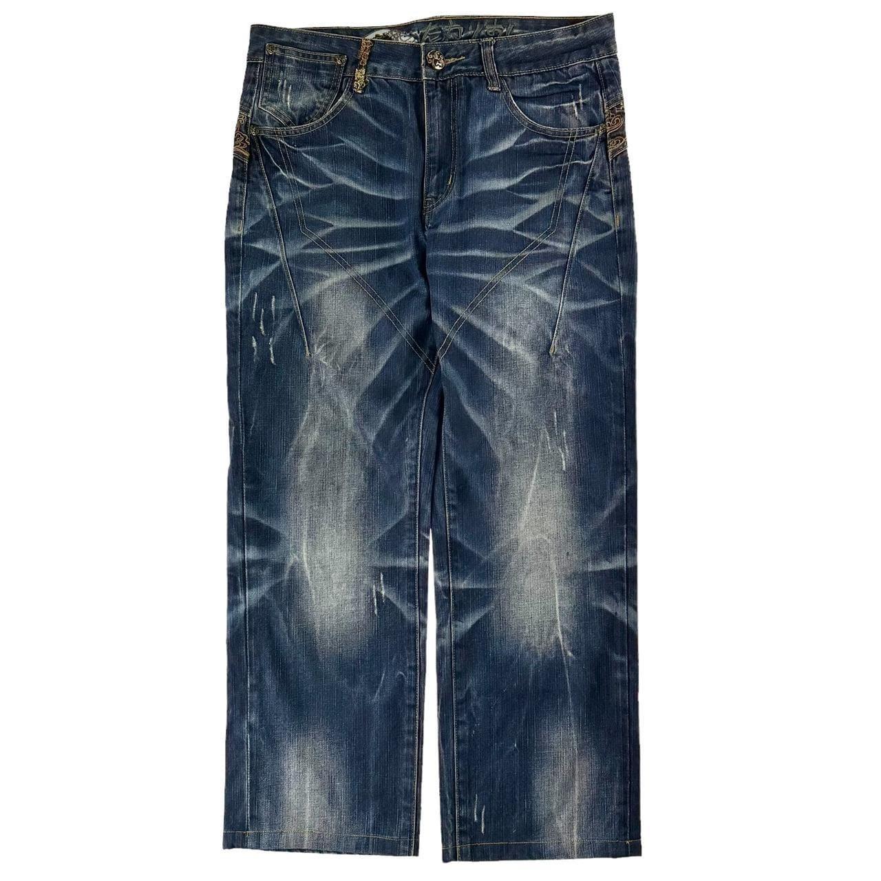 Vintage Dragon denim jeans trousers W34 - Known Source
