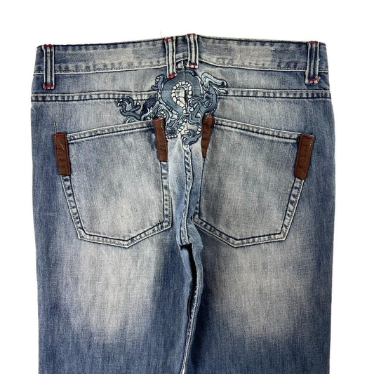 Vintage Dragon Japanese denim jeans trousers W34 - Known Source