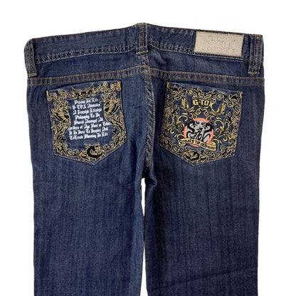 Vintage Dragon Japanese denim jeans trousers W36 - Known Source