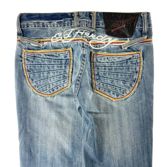 Vintage Ed Hardy denim jeans trousers W30 - Known Source