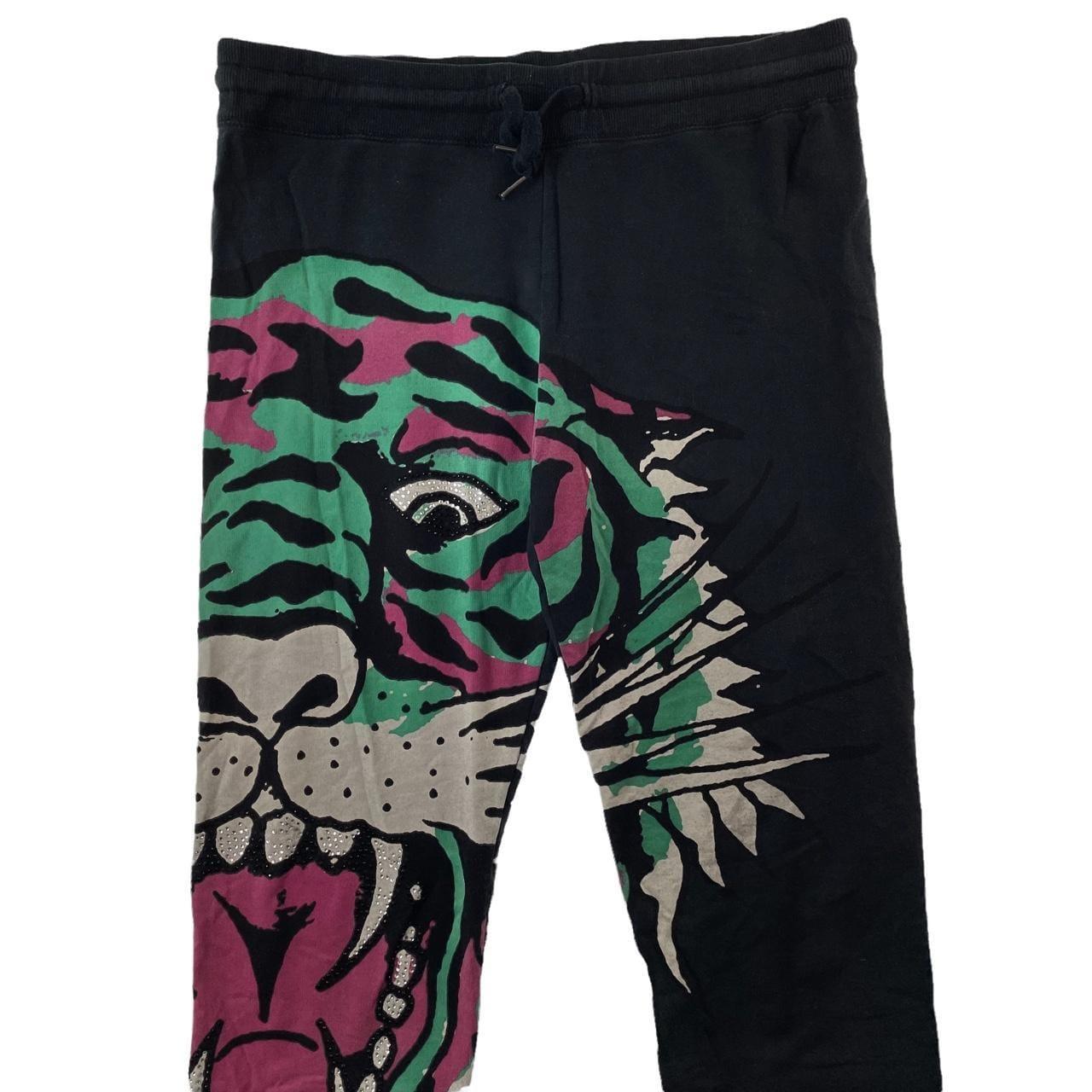 Vintage Ed Hardy tiger joggers trousers size M - Known Source