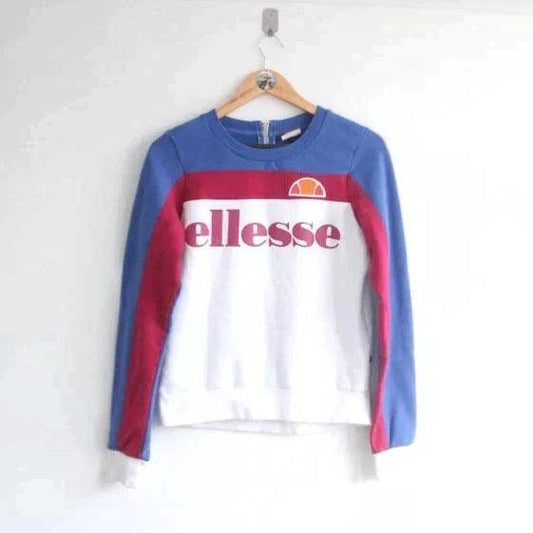 Vintage Ellesse Spellout Coloured Sweater (S) (S) - Known Source