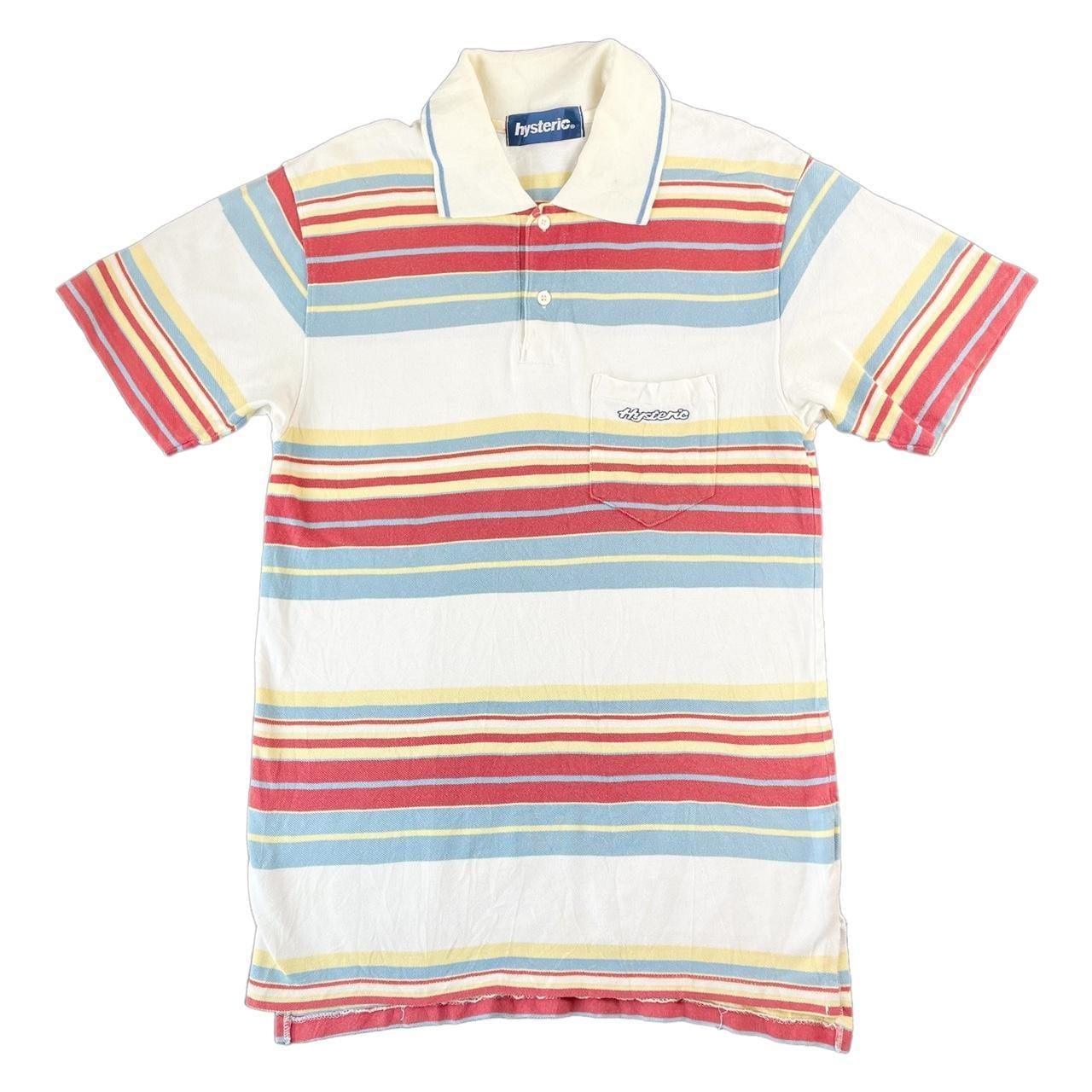 Vintage Hysteric Glamour striped polo shirt size S - Known Source