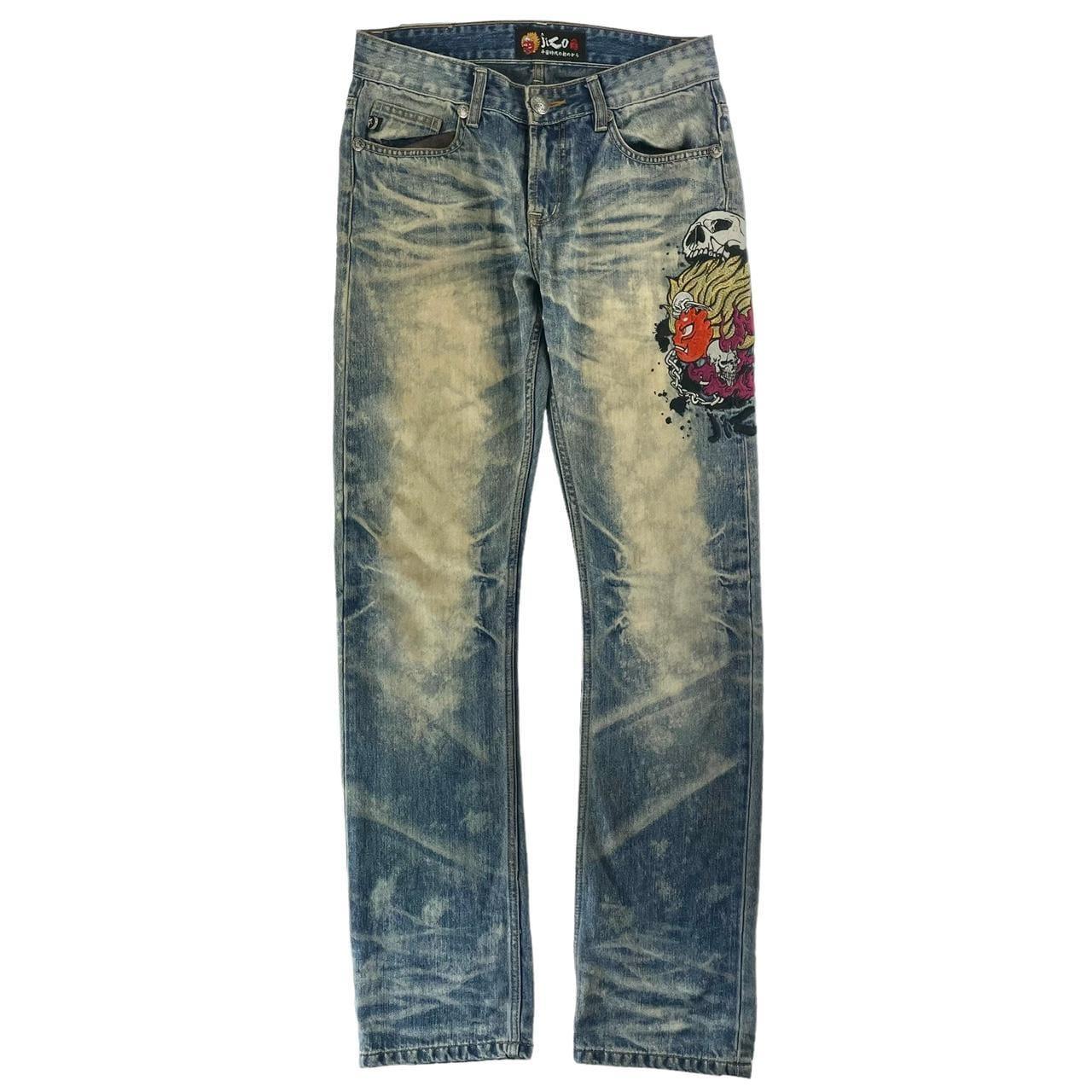 Vintage Jizo monster Japanese denim jeans trousers W30 - Known Source