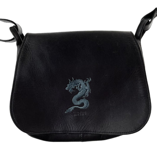 Vintage JPG Jean Paul Gaultier dragon leather cross body bag - Known Source