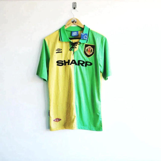 VINTAGE MANCHESTER UNITED 1992 AWAY KIT (M) (M) - Known Source