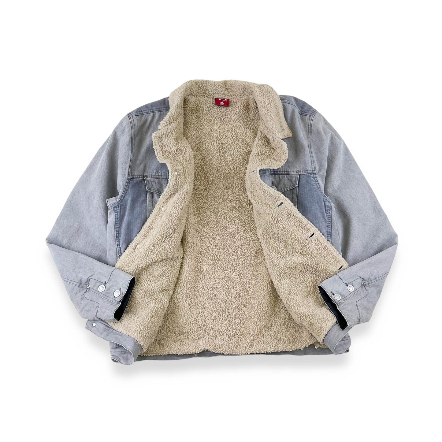 Vintage Oakley Sherpa Lined Denim Jacket (XL) - Known Source