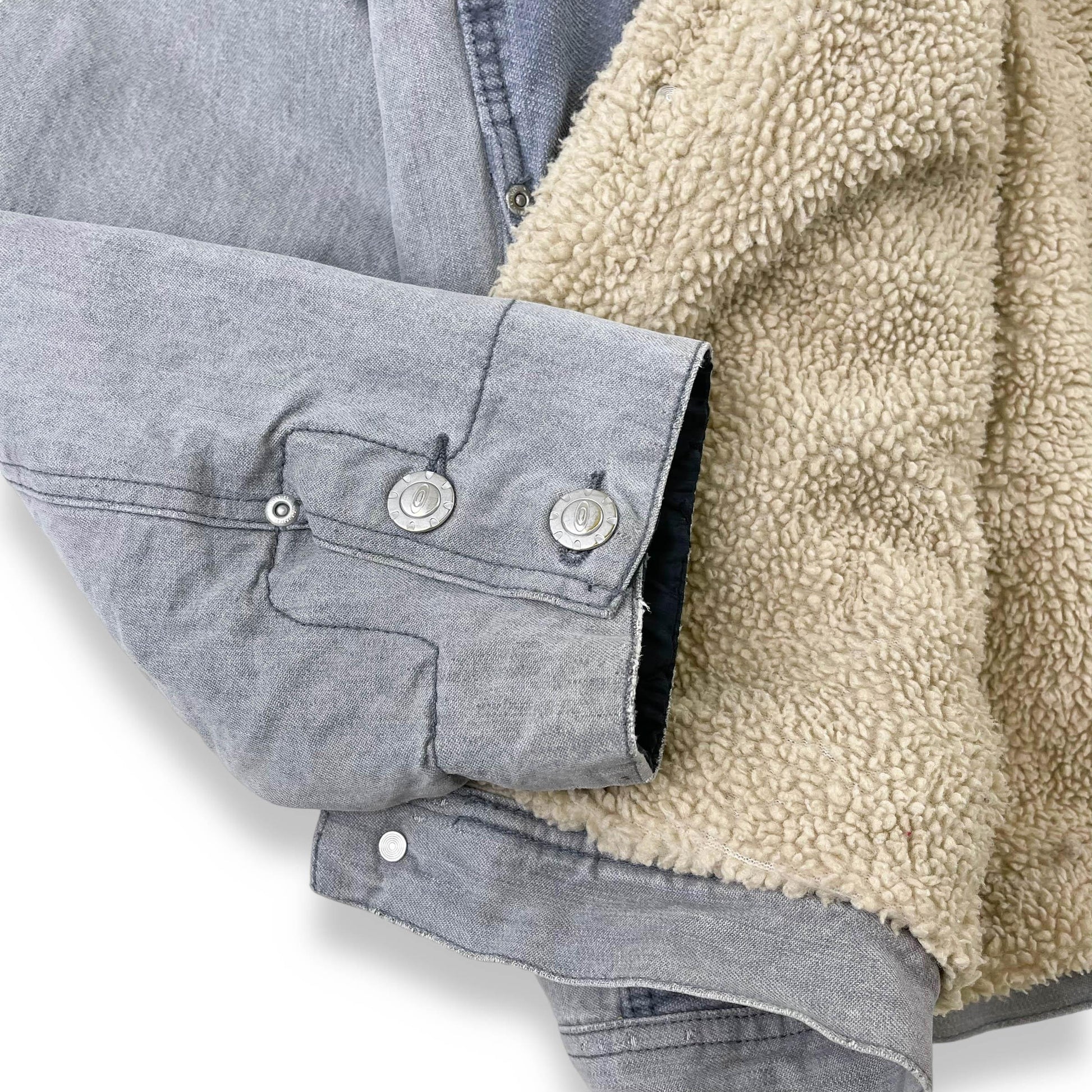 Vintage Oakley Sherpa Lined Denim Jacket (XL) - Known Source