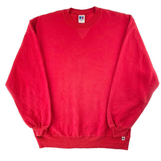 Vintage Russel Athletic blank jumper sweatshirt size L - Known Source