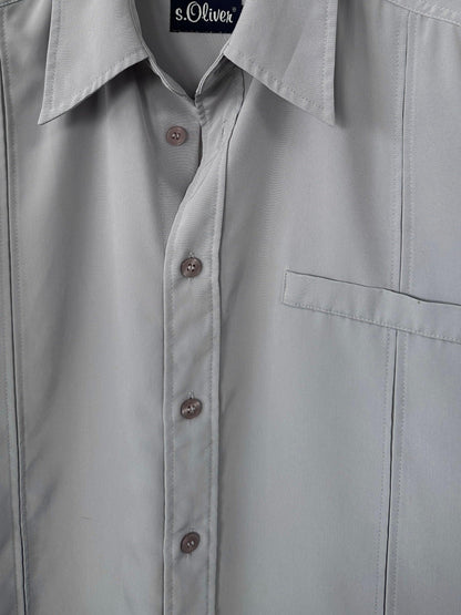 Vintage Seam Detail Relaxed Shirt - M - Known Source