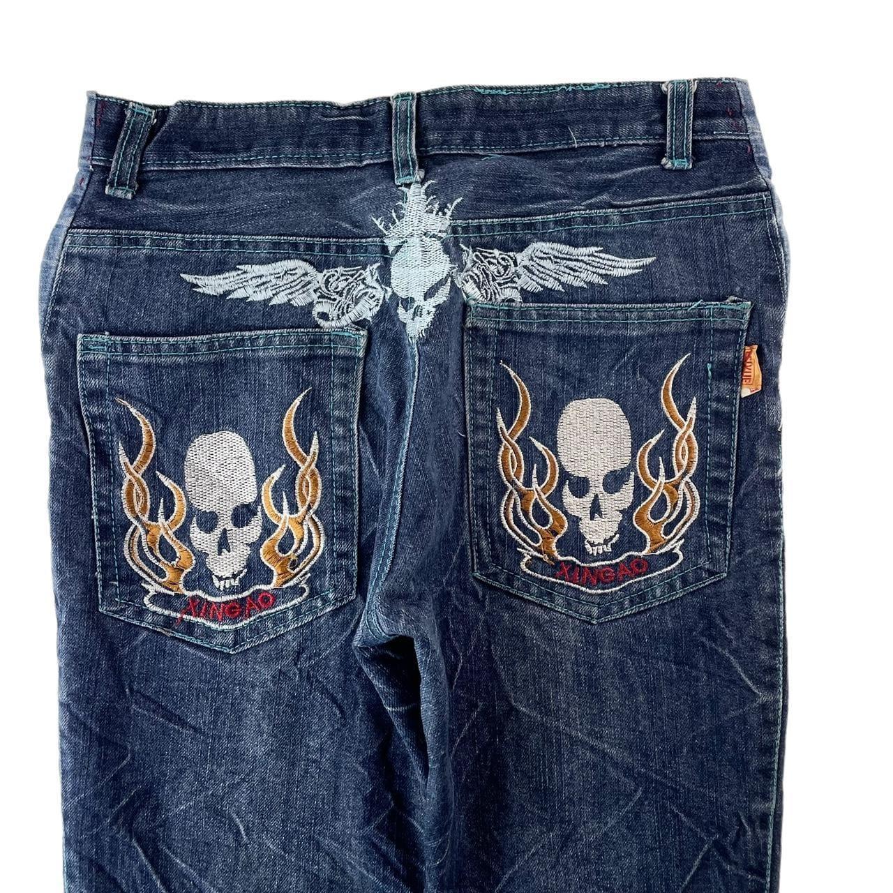 Vintage Skulls Japanese denim jeans trousers W28 - Known Source