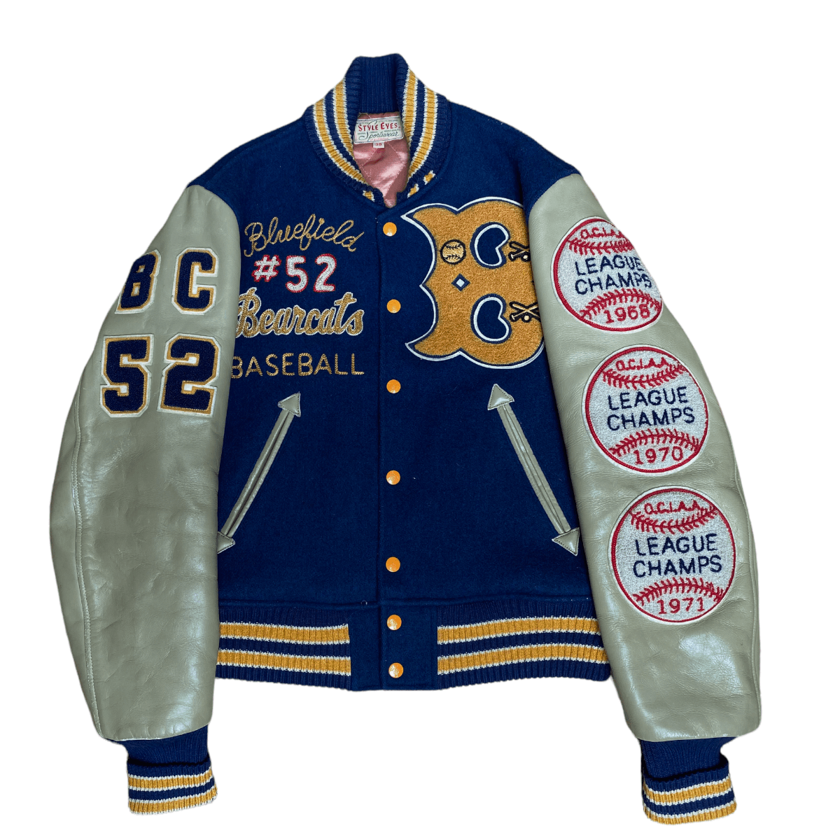 Vintage Styleeyes College Varsity Jacket 1958/70/71 (M) - Known Source