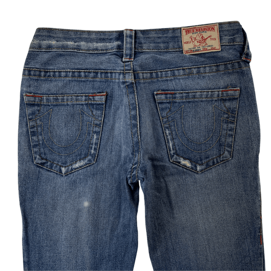 Vintage True Religion distressed big stitch jeans trousers W28 - Known Source