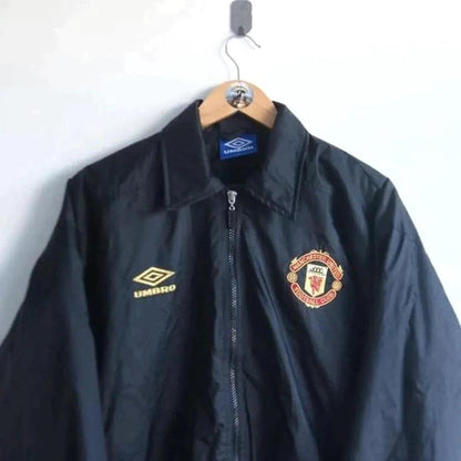 VINTAGE UMBRO MANCHESTER UNITED BOMBER JACKET (XS) (S) - Known Source