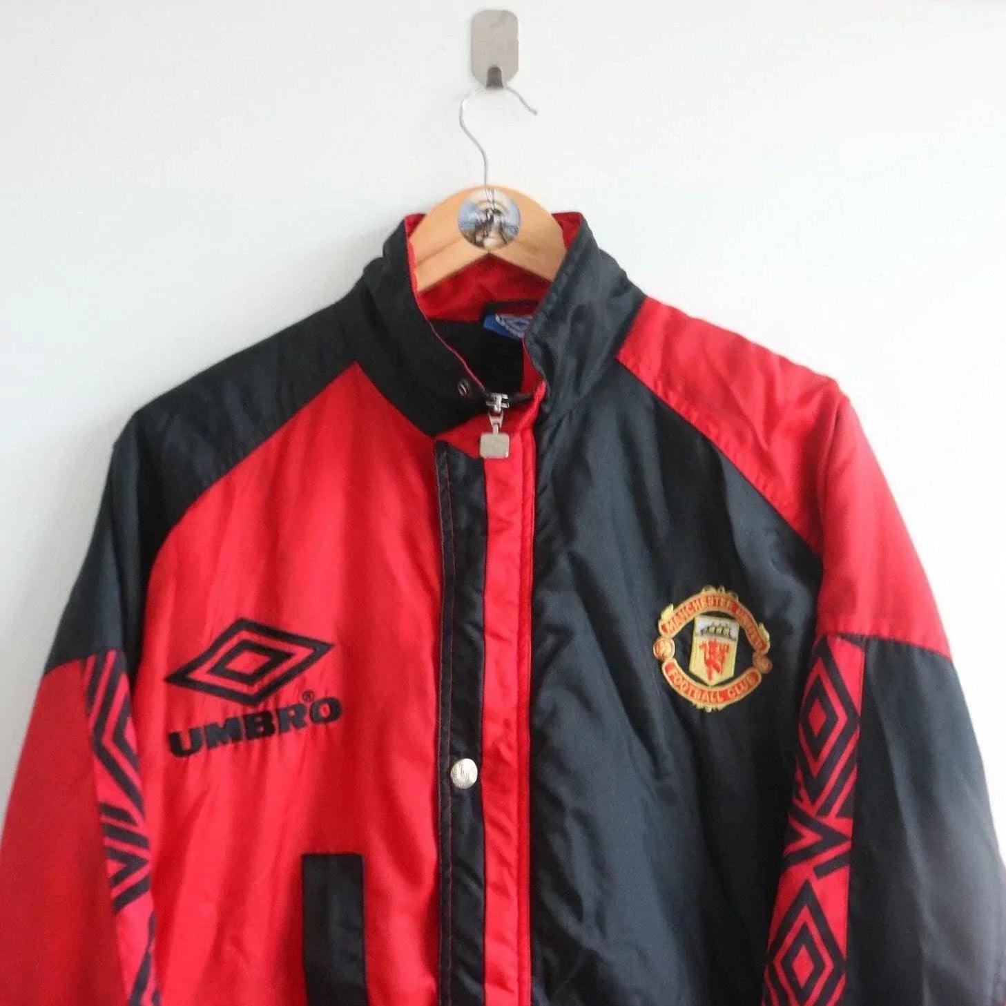 Vintage Umbro Manchester United Coach Jacket 90s(L) (L) - Known Source