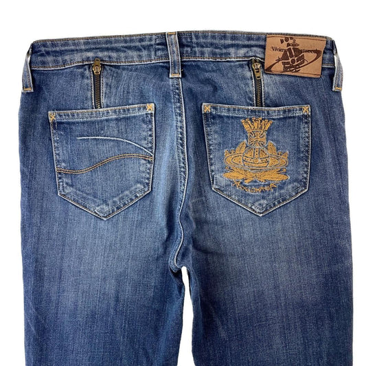 Vintage Vivienne Westwood X Lee denim jeans trousers W27 - Known Source
