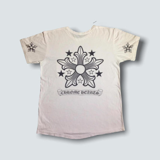 White Chrome Hearts Star Pocket T shirt (L) - Known Source