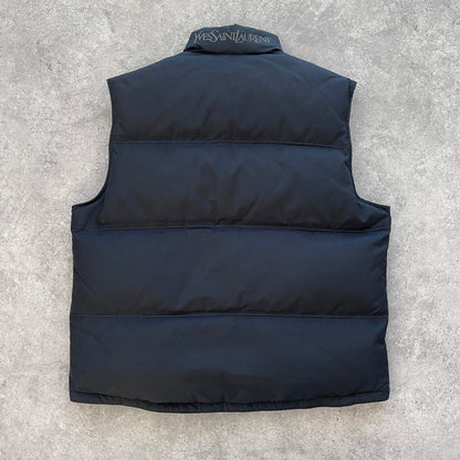 YSL RARE 1990s heavyweight down fill puffer gilet (L) - Known Source