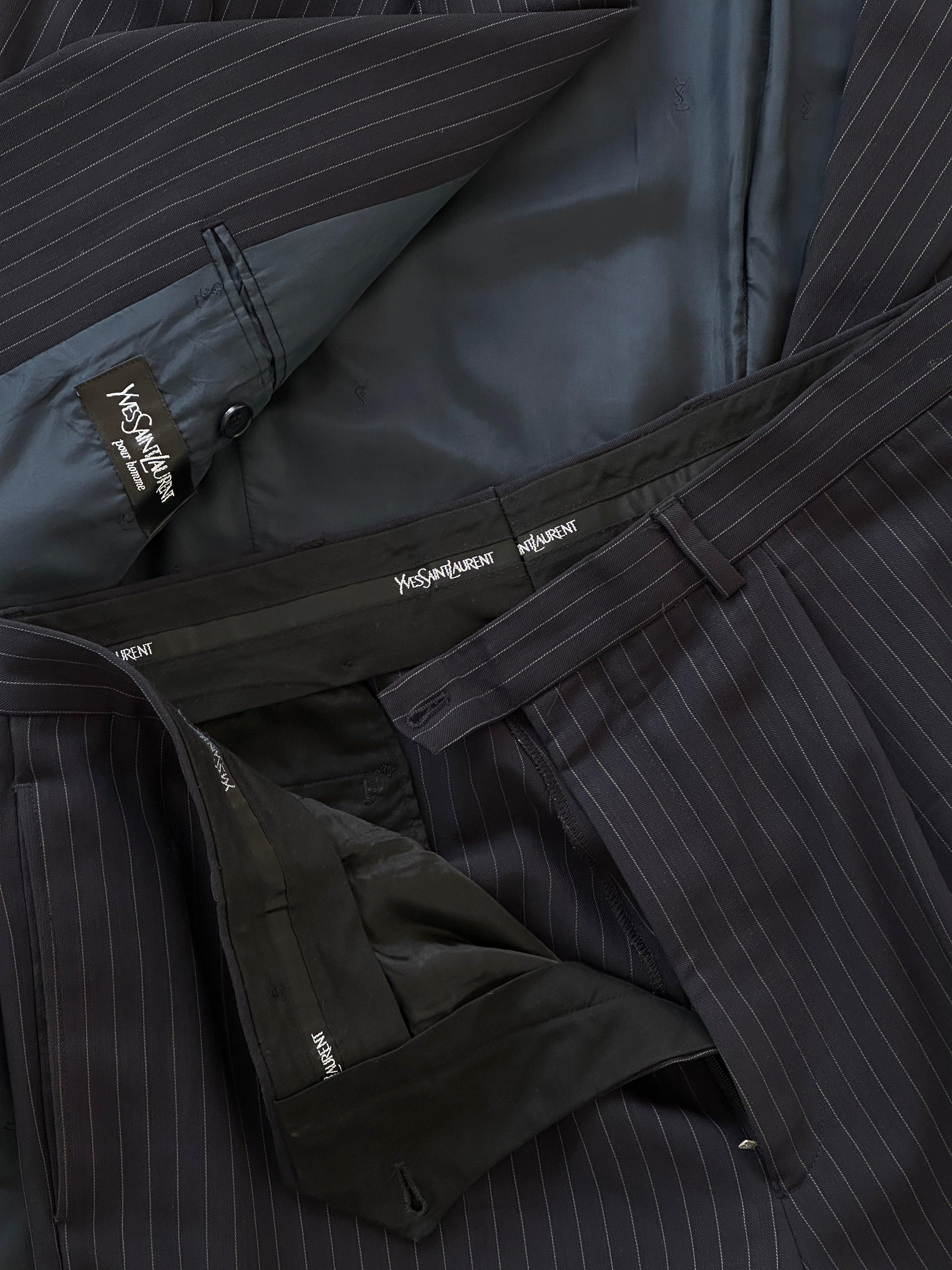 Yves Saint Laurent Pinstripe Wool Suit - Known Source