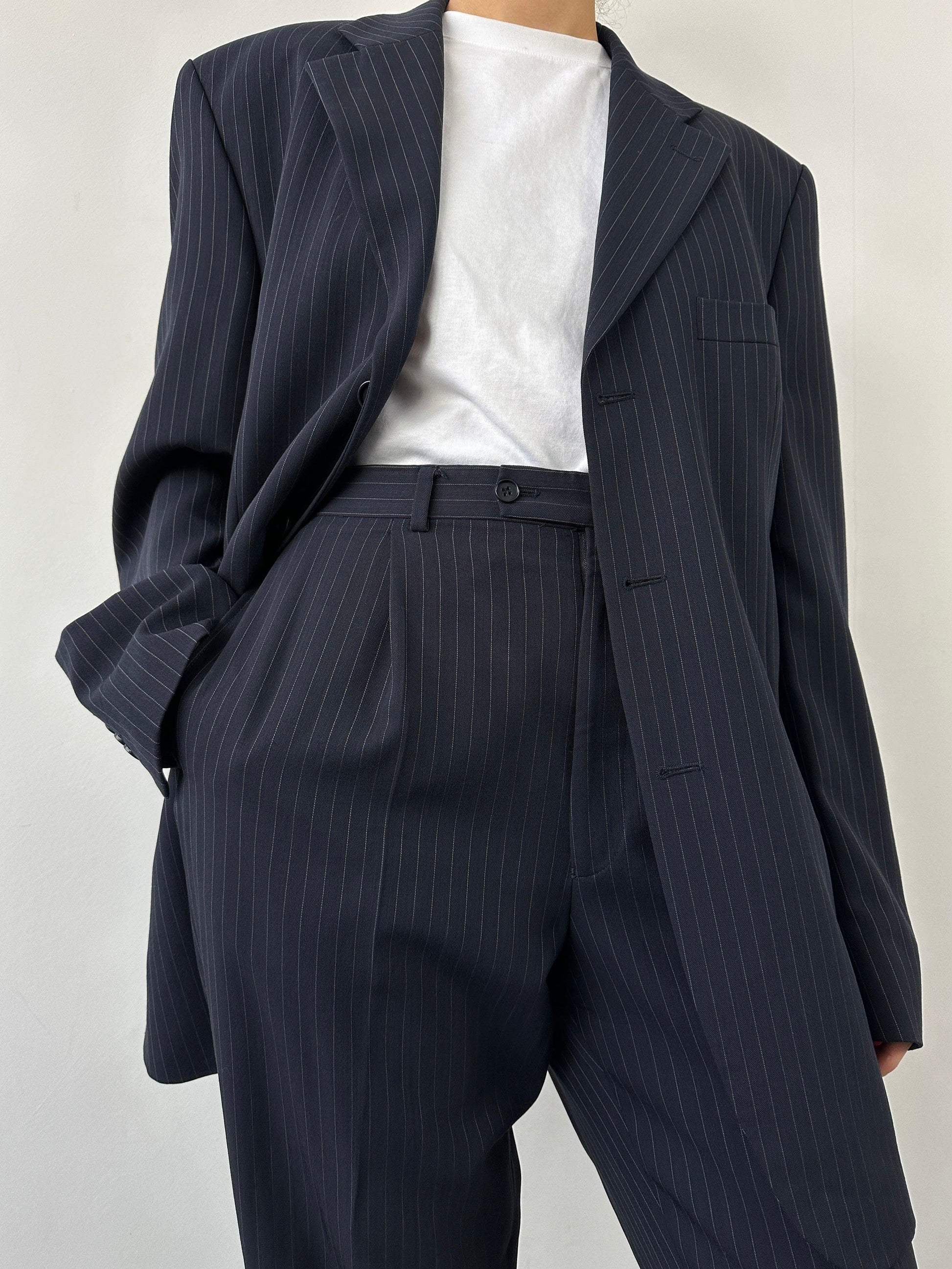 Yves Saint Laurent Pinstripe Wool Suit - Known Source