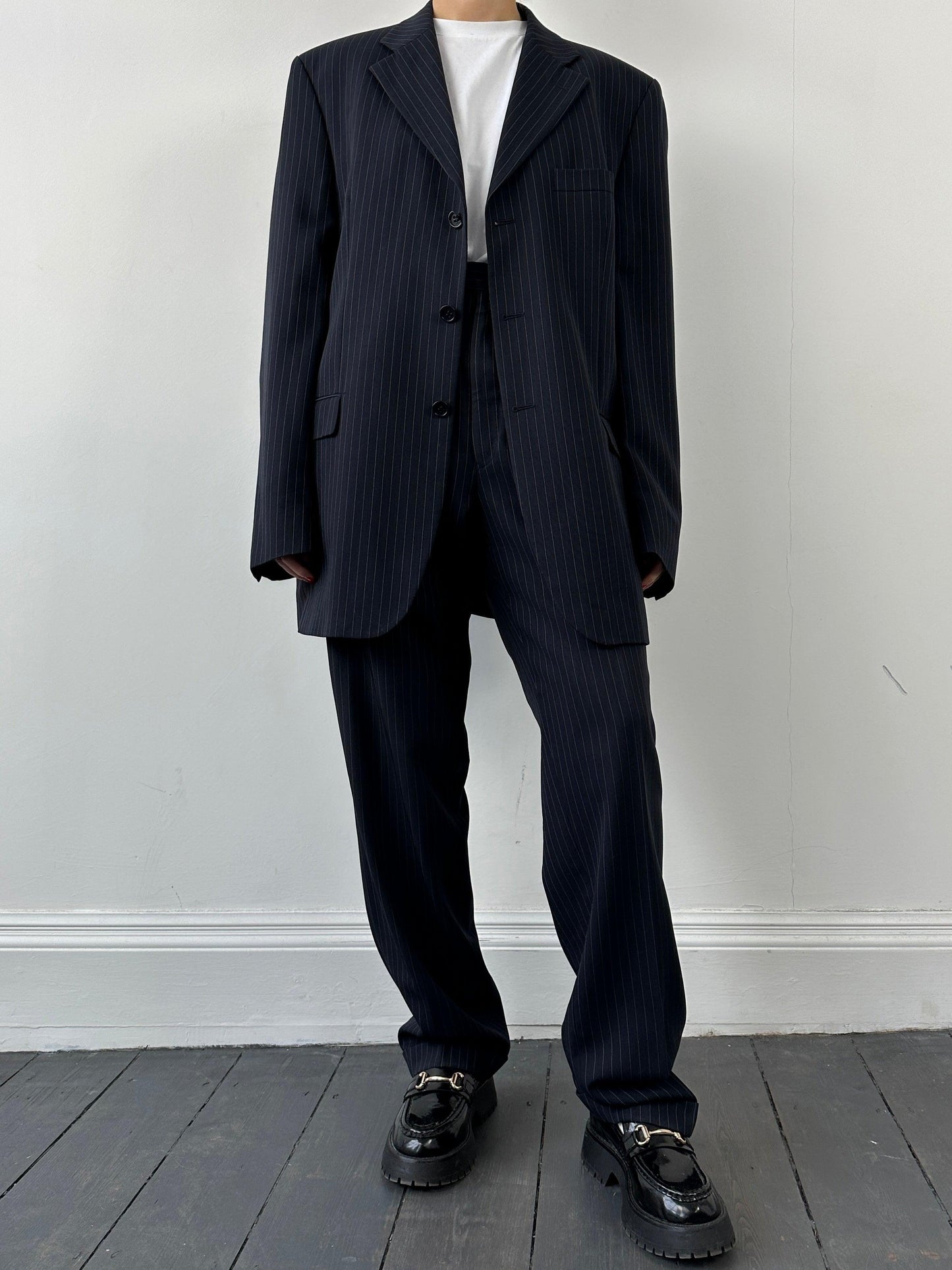 Yves Saint Laurent Pinstripe Wool Suit - Known Source