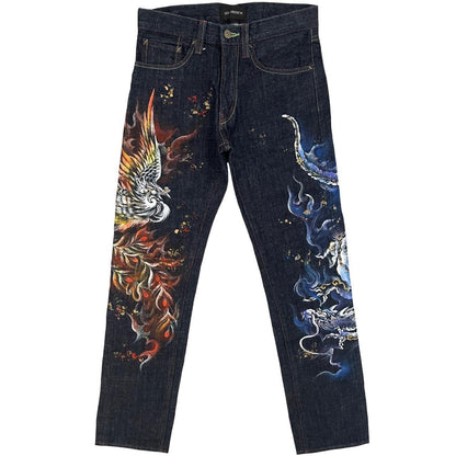 Zen Airbrushed Jeans - Known Source