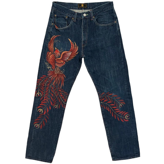 Zen Airbrushed Jeans - Known Source