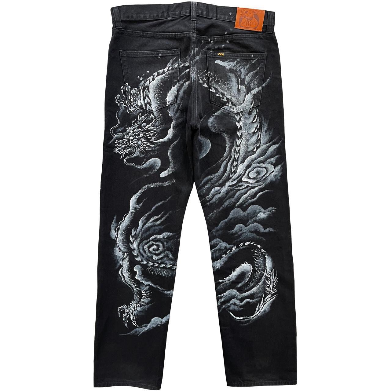 Zen Airbrushed Jeans - Known Source