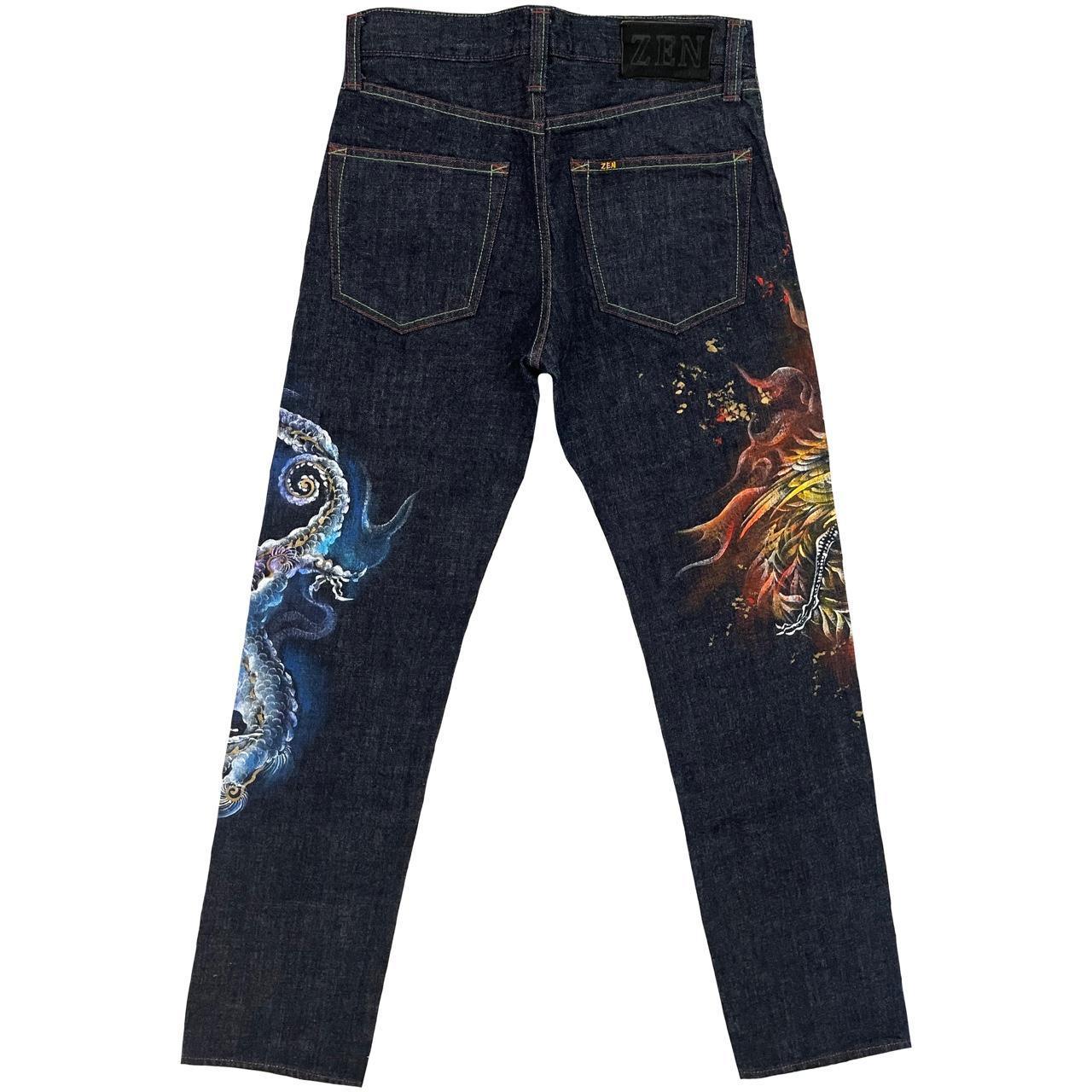 Zen Airbrushed Jeans - Known Source