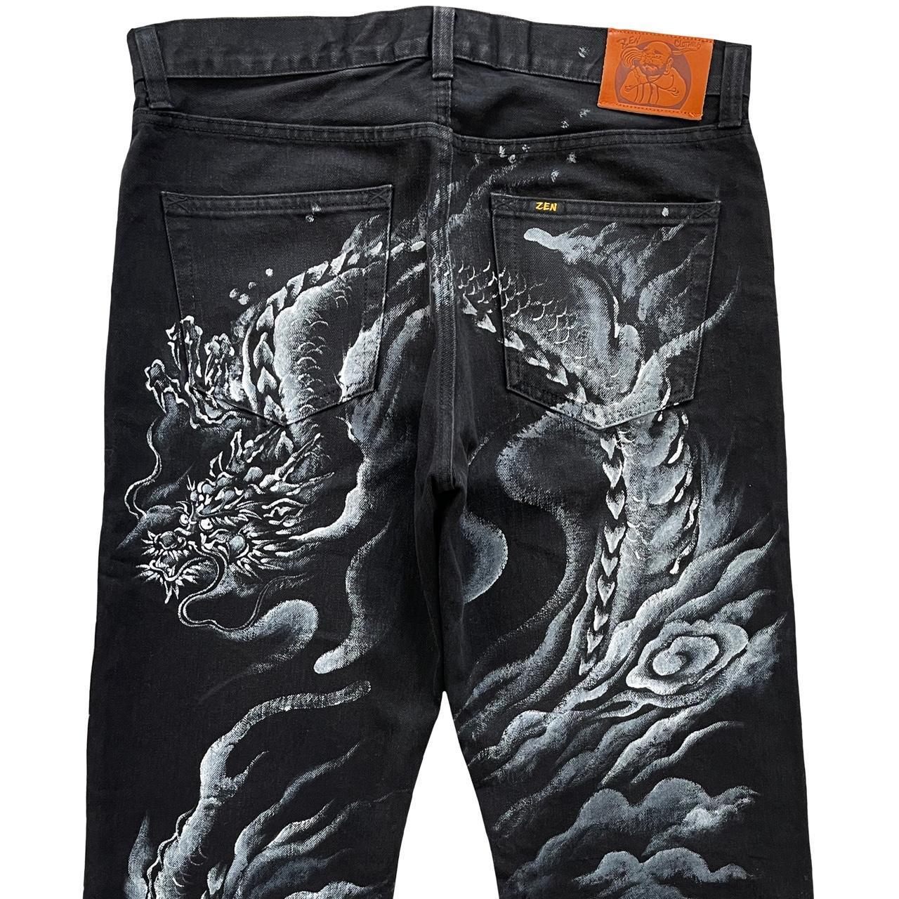 Zen Airbrushed Jeans - Known Source