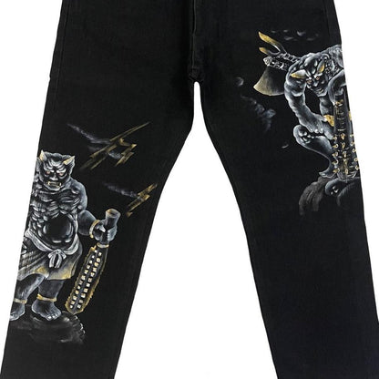Zen Airbrushed Jeans - Known Source