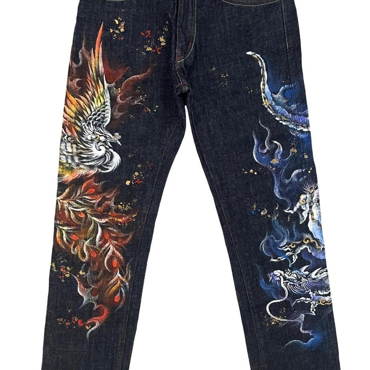 Zen Airbrushed Jeans - Known Source