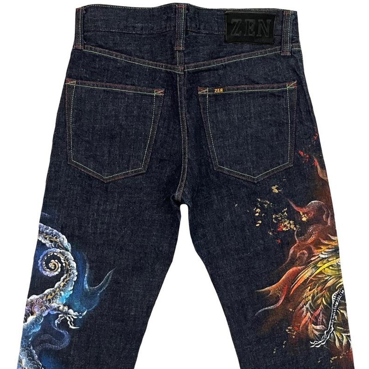 Zen Airbrushed Jeans - Known Source